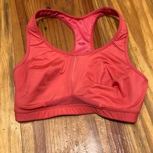 Athleta sports bra pinkish peach Sz 36C